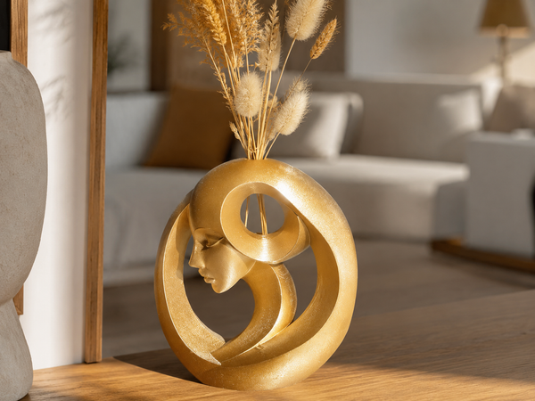 Vase Sculptural Femme Moderne