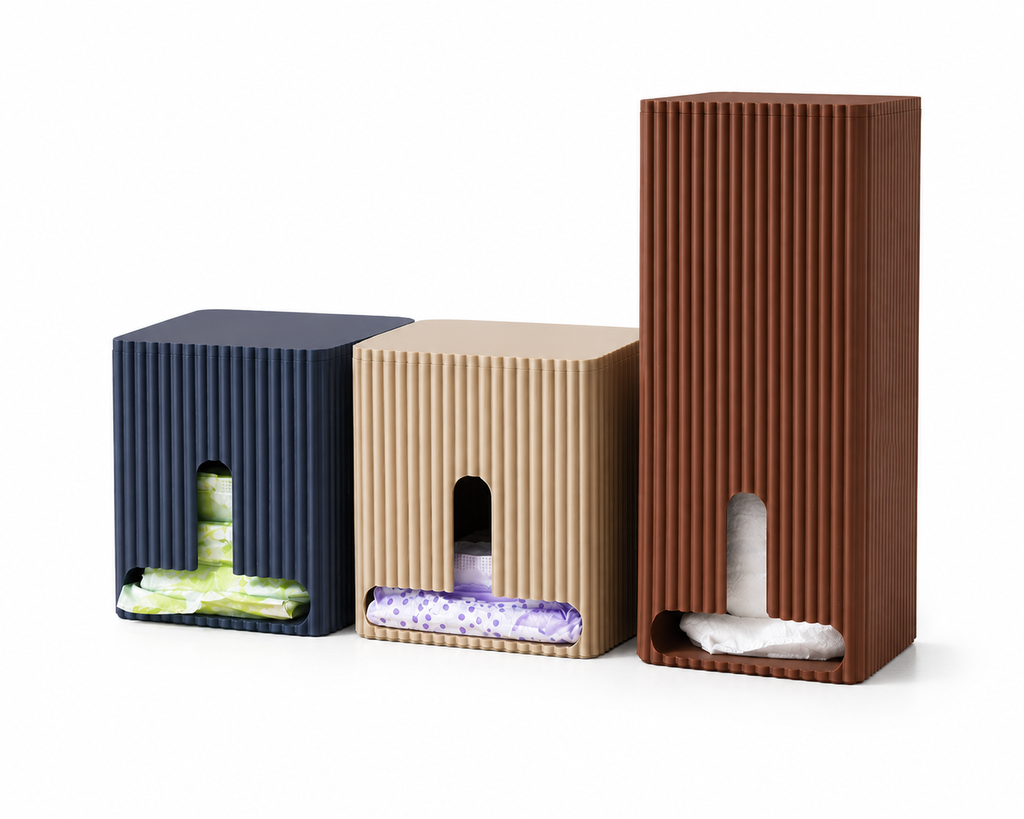 Distributeur de protections hygiéniques imprimé en 3D