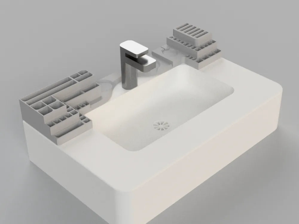 Organisateur de salle de bain