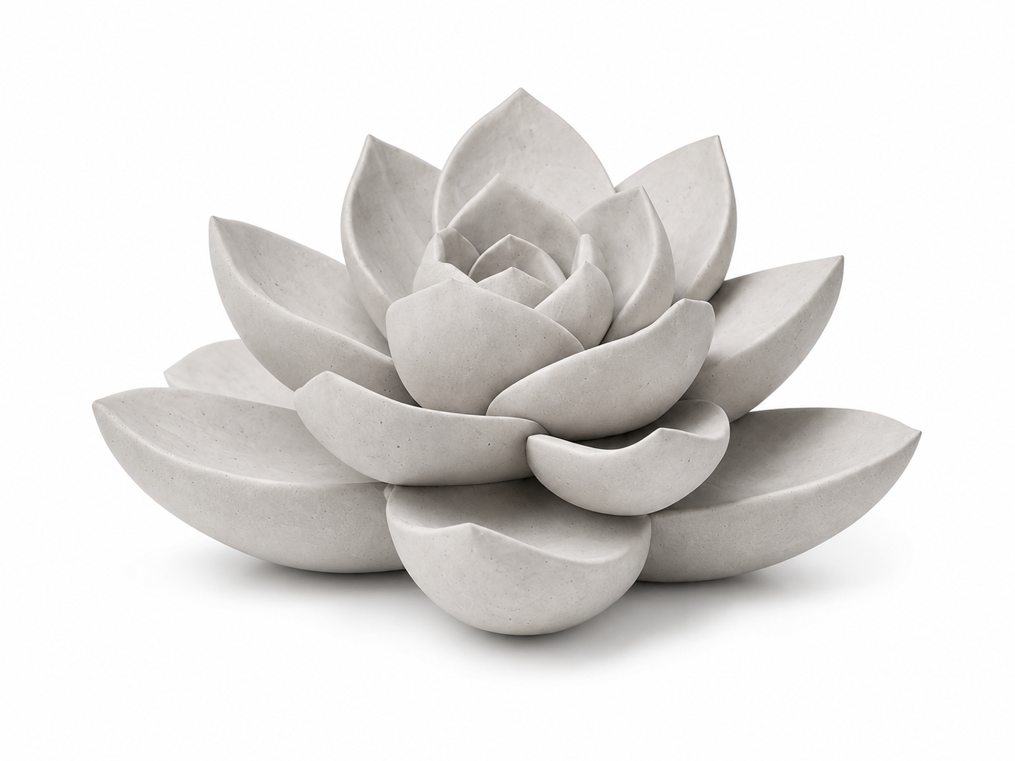Sculpture Décorative Succulente Minérale
