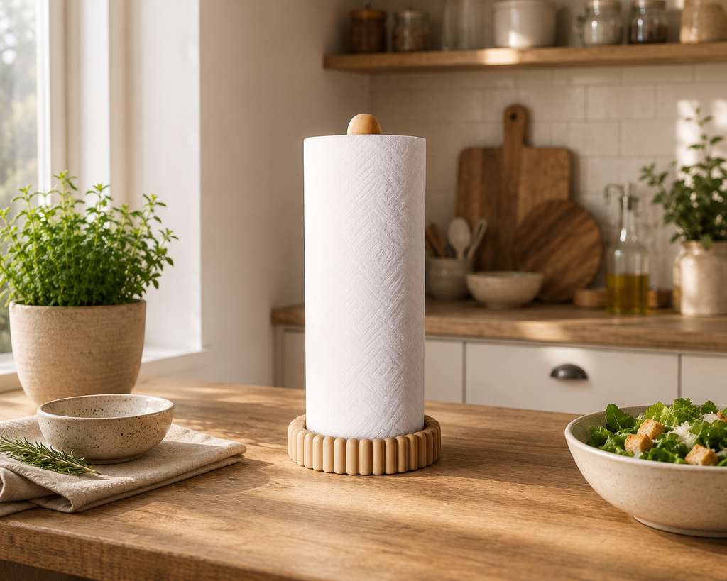 Porte-essuie-tout imprimé 3D — 2 hauteurs au choix
