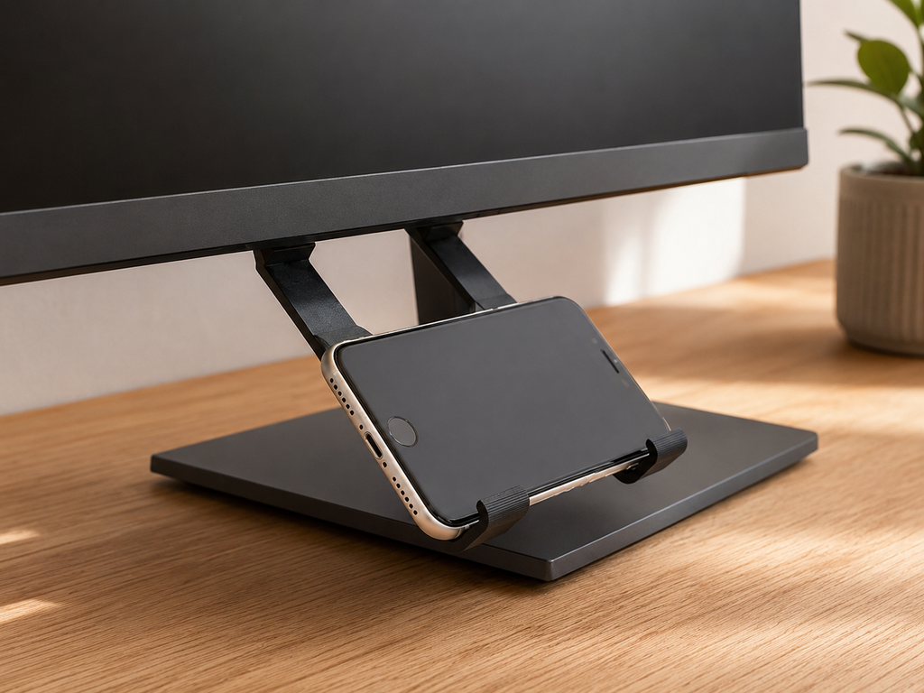 Support de téléphone sous écran&nbsp;