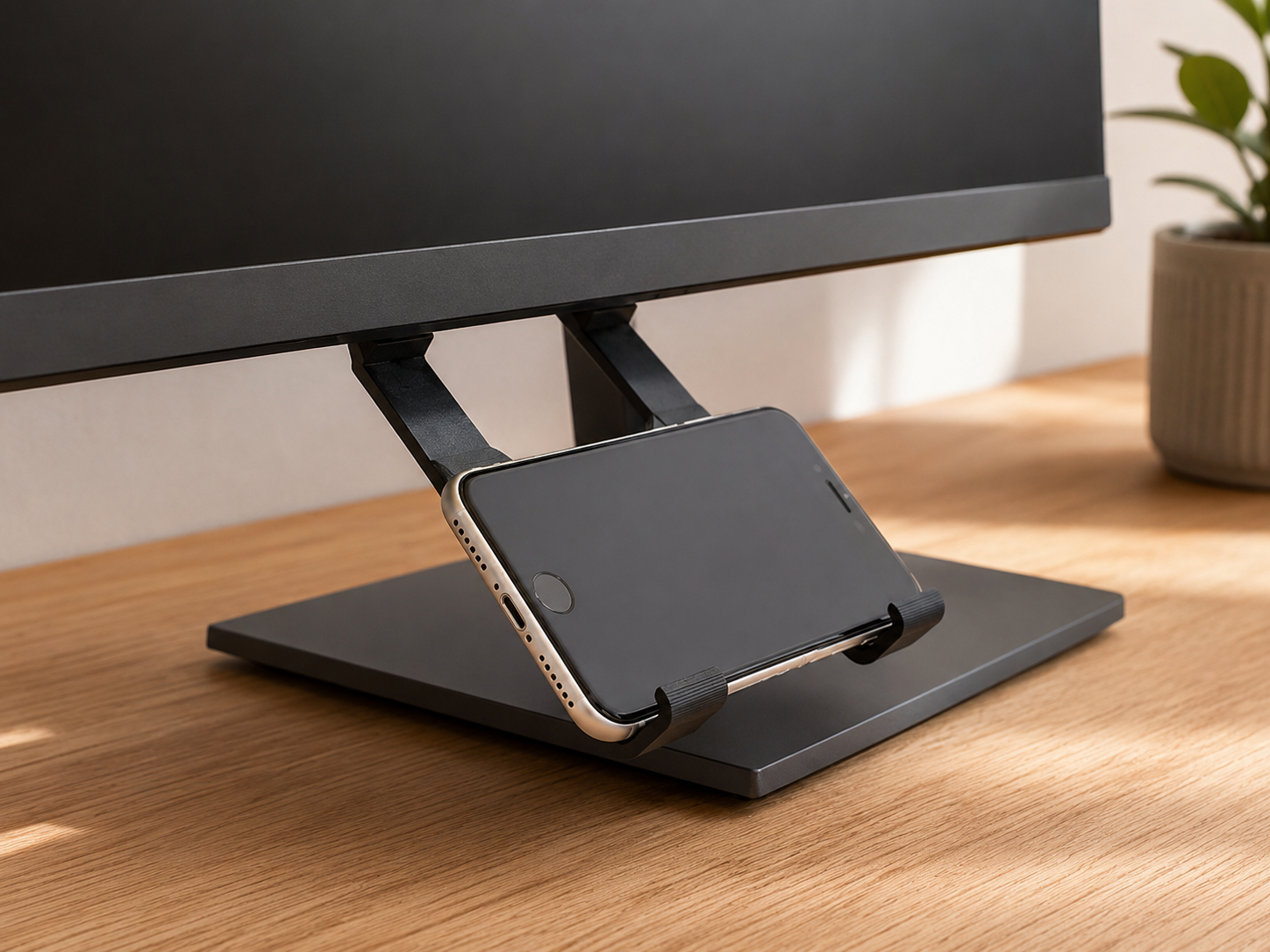 Support de téléphone sous écran&nbsp;