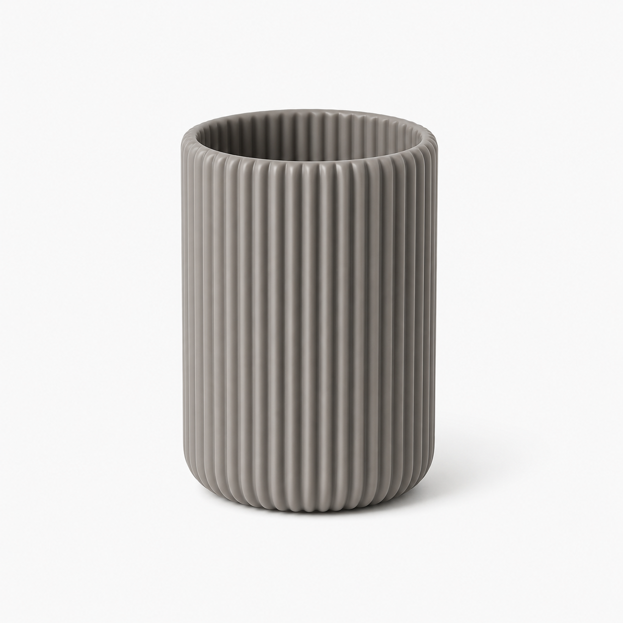 Pot à ustensiles de cuisine strié – Support imprimé en 3D