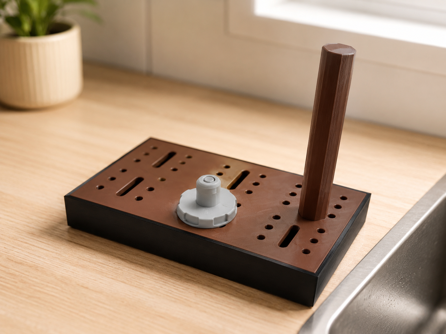 Support Anti-Taches pour Bouteille - Solution Pratique Cuisine