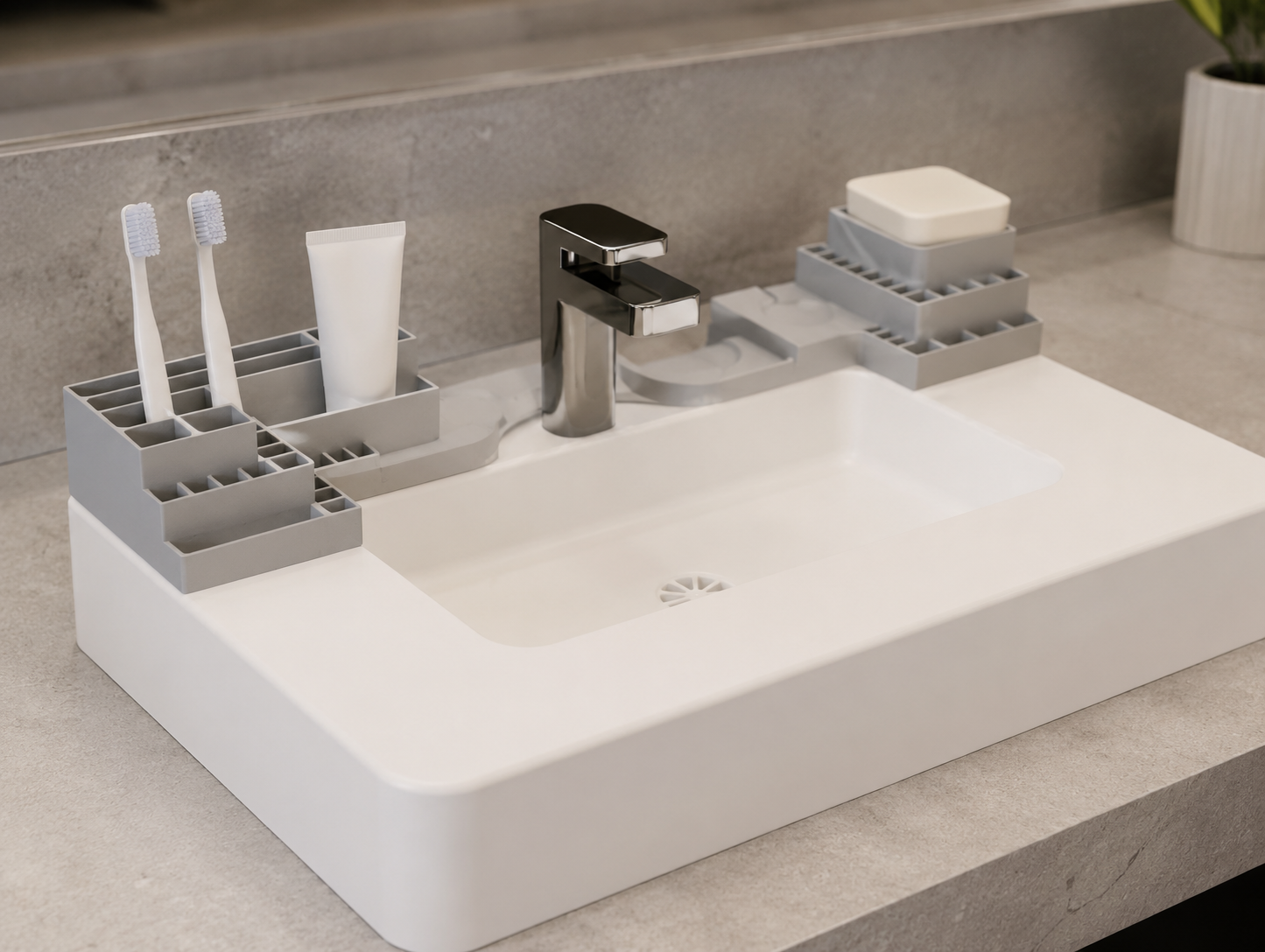 Organisateur de salle de bain