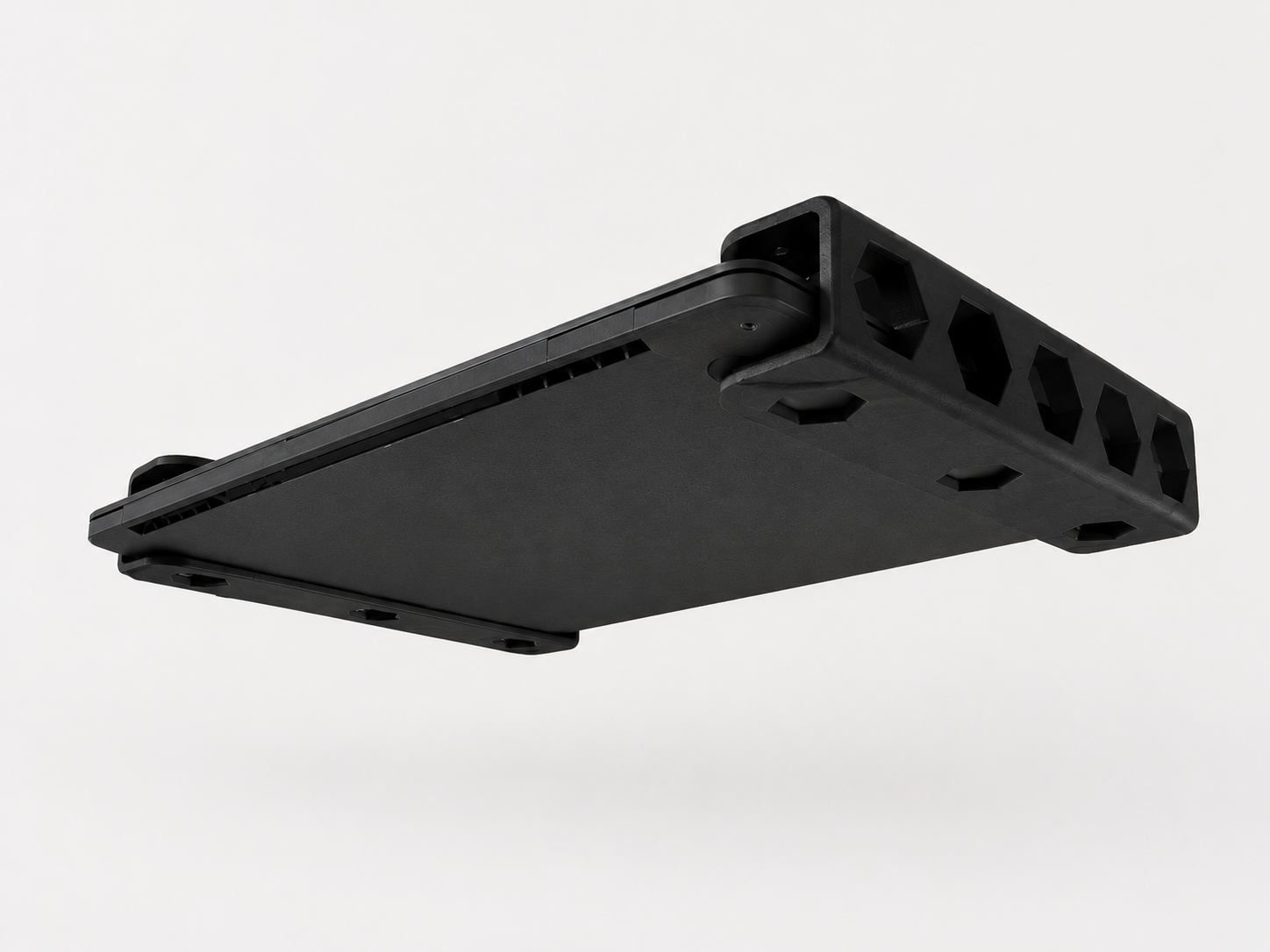 Support PC portable sous bureau