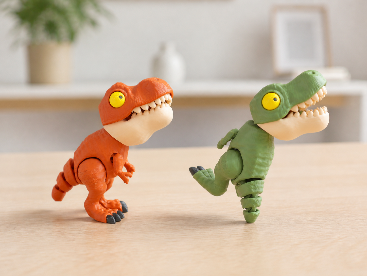 Figure de jeu T-Rex mordant