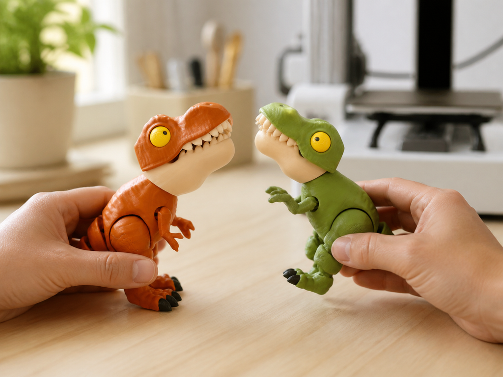 Figure de jeu T-Rex mordant