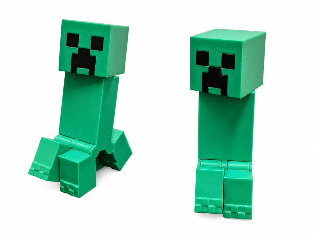Figurine Minecraft creeper articulée