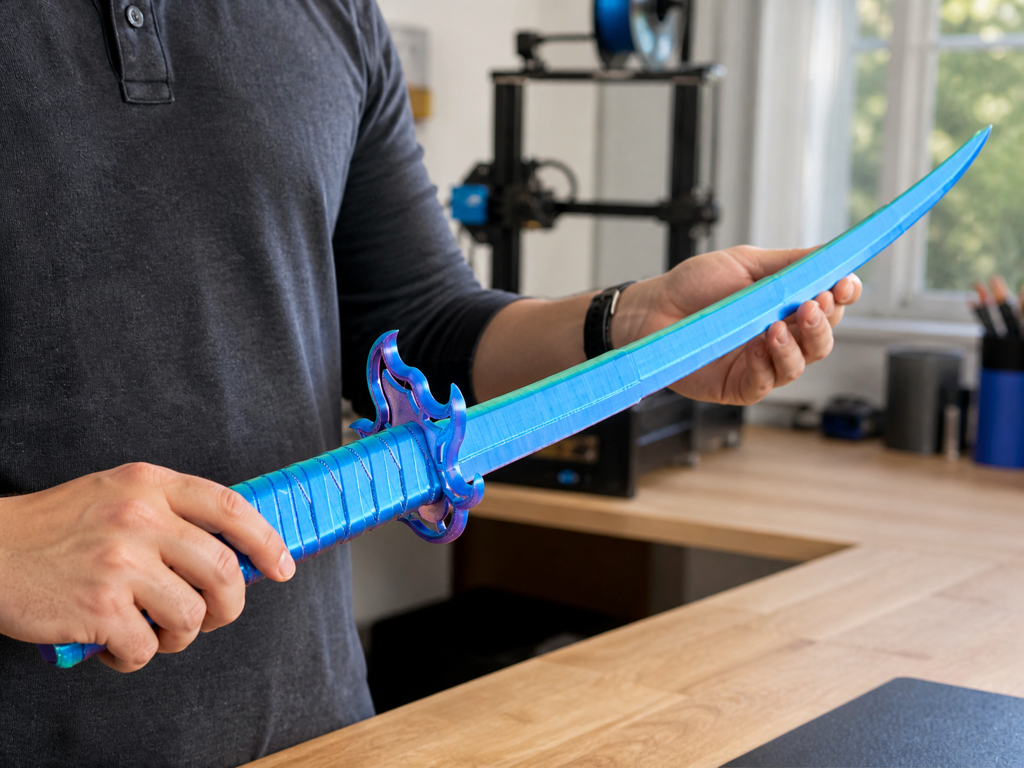 Épée de Tanjiro - Demon Slayer Katana Imprimée en 3D