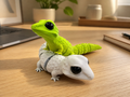 Flexi gecko jouet réaliste (lot de 2)