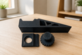 Set d'outils de finition en 3D avec base triangulaire et manche circulaire