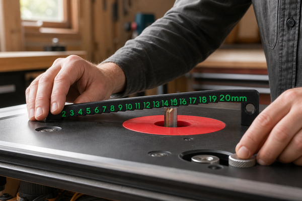 Jauge de hauteur MakerWorld pour table à route et scie circulaire - Composant technique générique