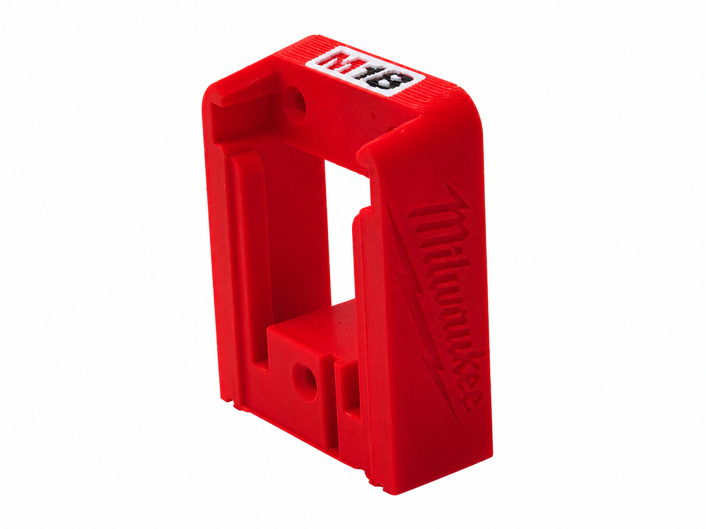 Boîtier de protection batterie Milwaukee M18 rouge - Support technique pour outils professionnels