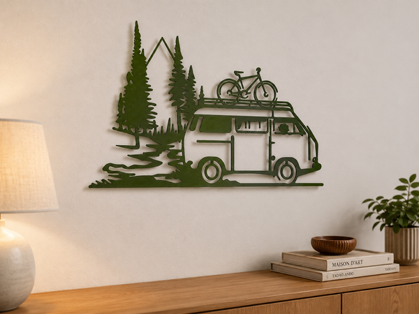 Décoration Murale Vanlife Personnalisable avec Design Unique