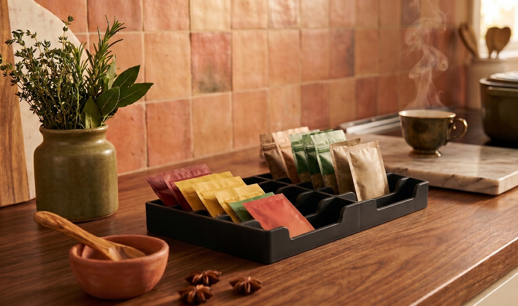 Rangement sachet épices - solution compacte cuisine