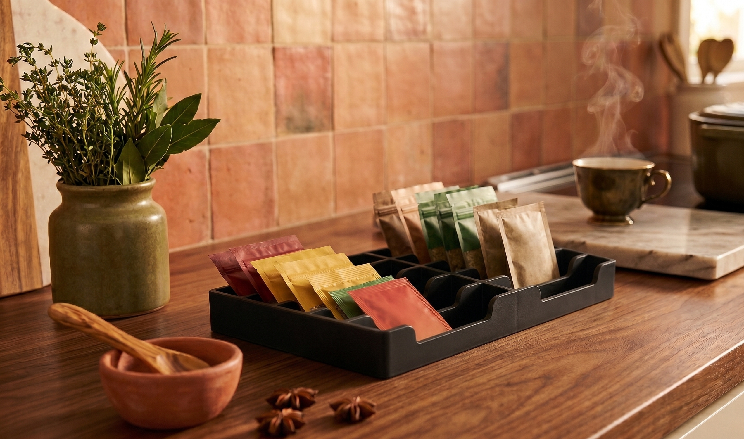 Rangement sachet épices - solution compacte cuisine