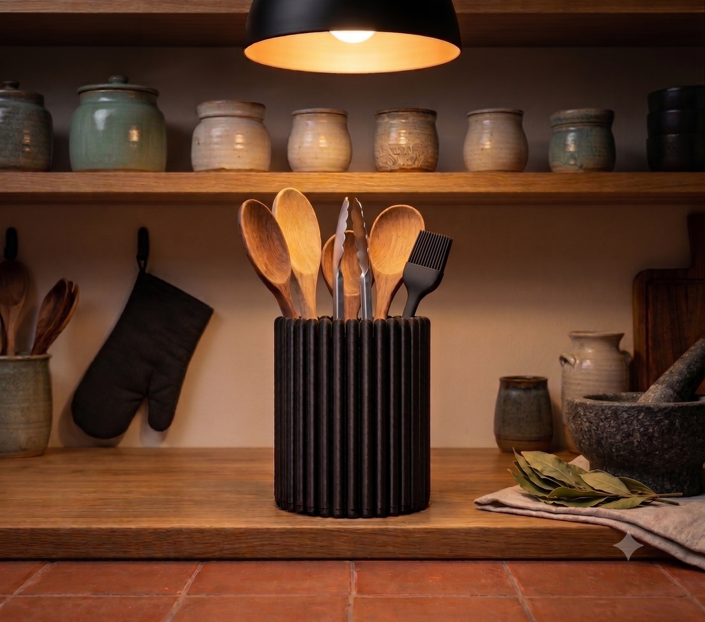 Support d'ustensiles de cuisine design moderne