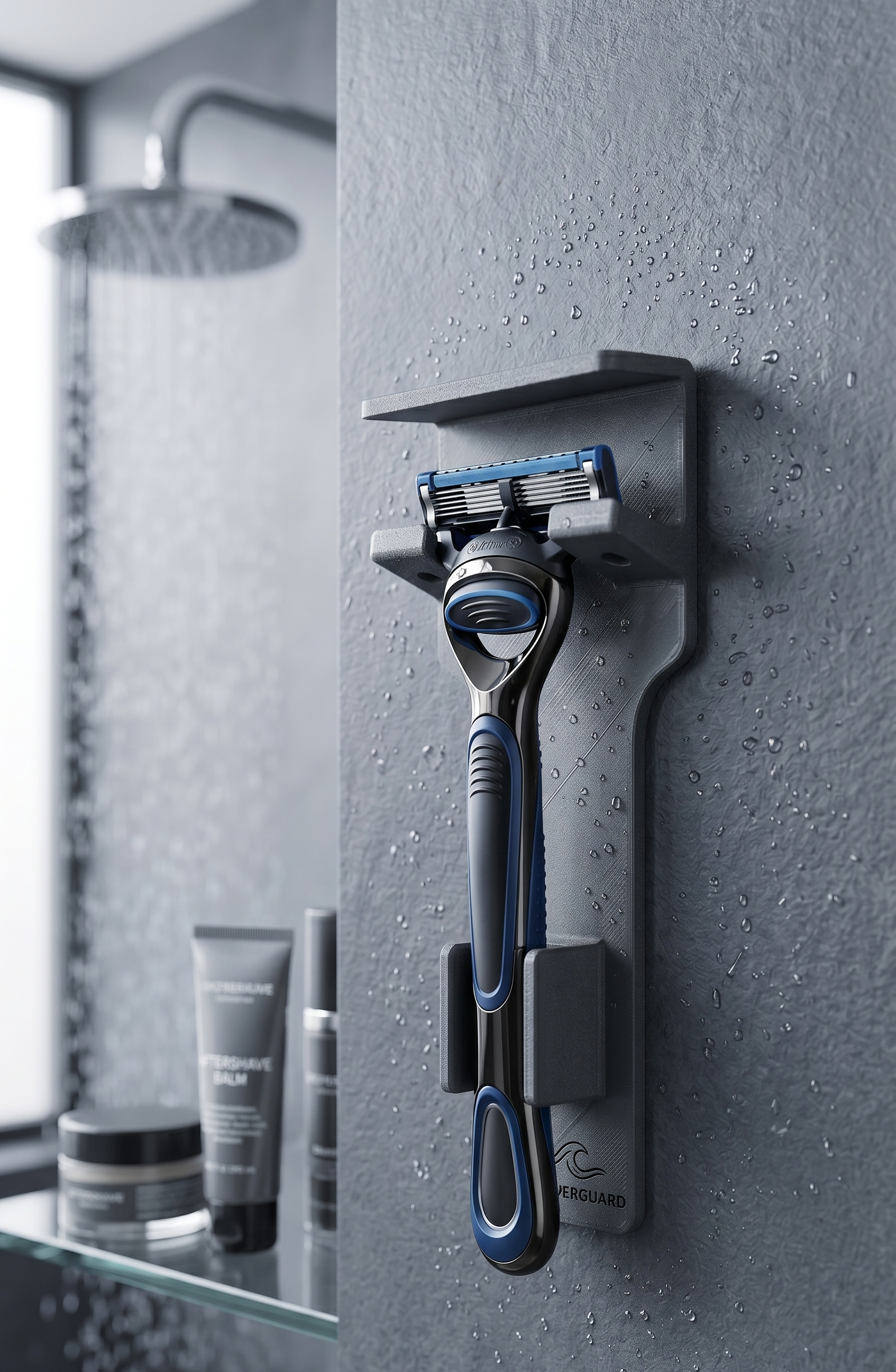Rangement Sécurisé Rasoir Douche Intérieure/Extérieure