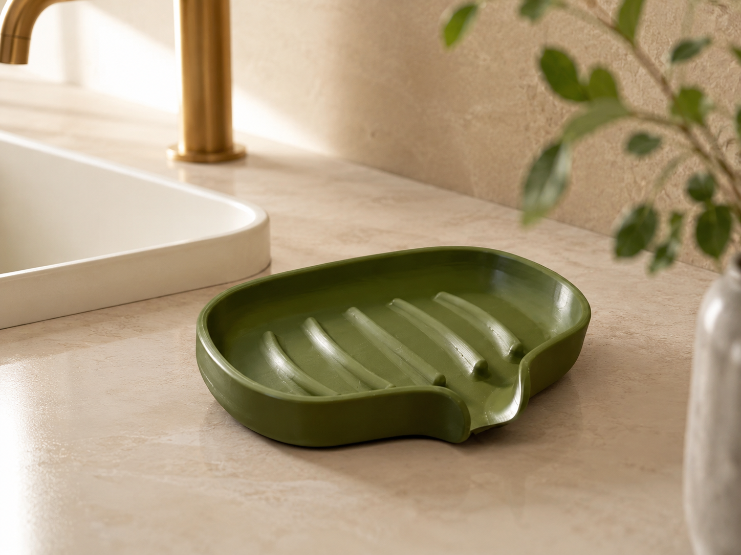 Porte-savon auto-drainant - garde votre savon au sec plus longtemps