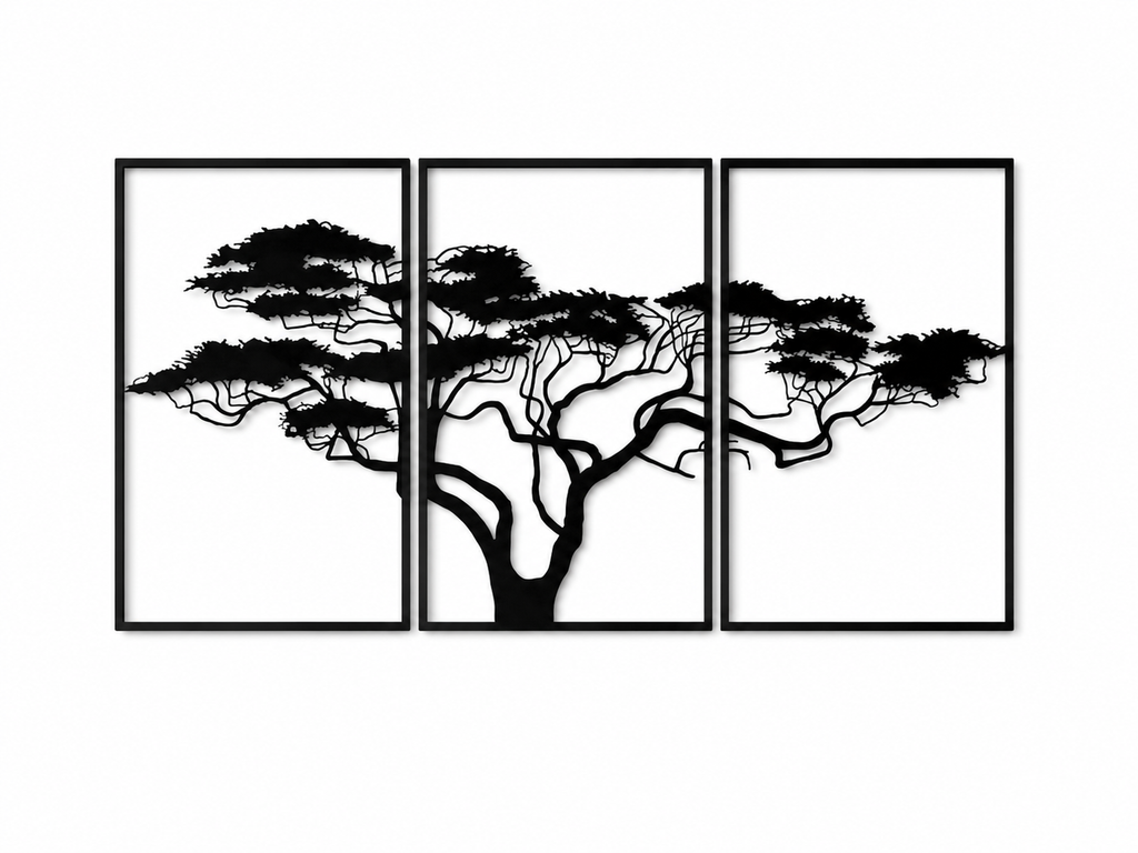 Décoration murale Arbre Triptyque