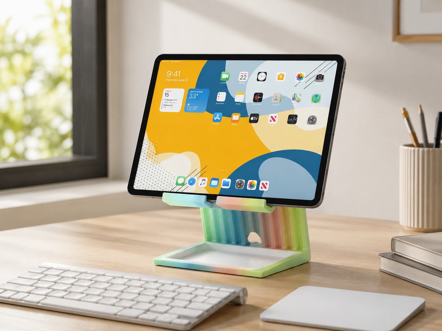 Support surélevé pour tablette