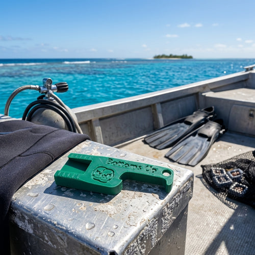 Ouvre-bouteilles multifonction en porte-clés – face – 123