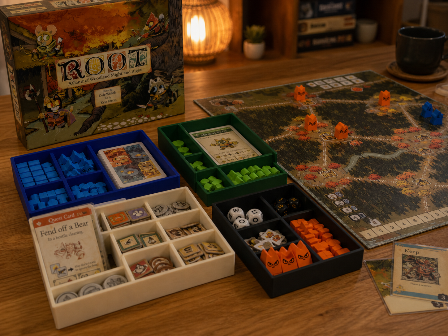 Système Root Board Game – Jeu de société innovant avec pièces modulaires