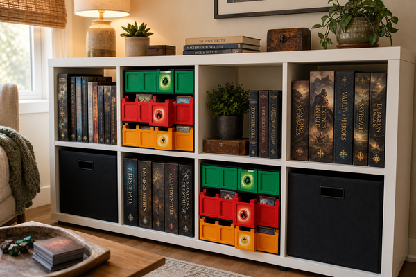 Support de rangement TCG modulaire pour cubes IKEA Kallax – Compartiments ajustables