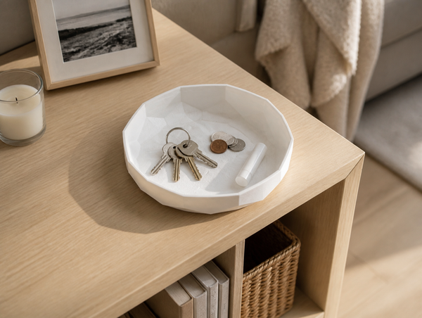 Plateau basique en forme de polygone