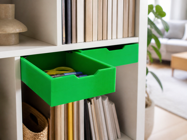 Tiroir sous étagère – rangement stylisé, durable et personnalisable