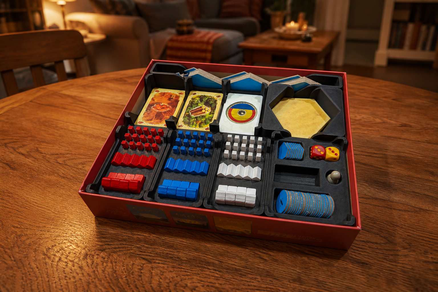 Boîte de rangement Catan Base Game 5-6 joueurs avec inserts