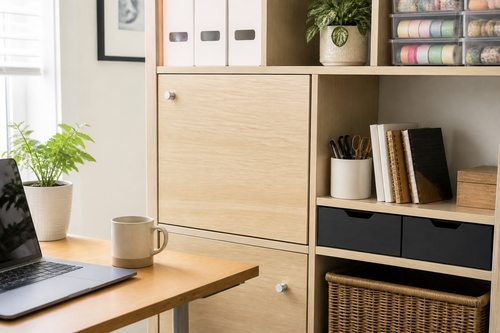 Tiroir sous étagère – rangement stylisé, durable et personnalisable