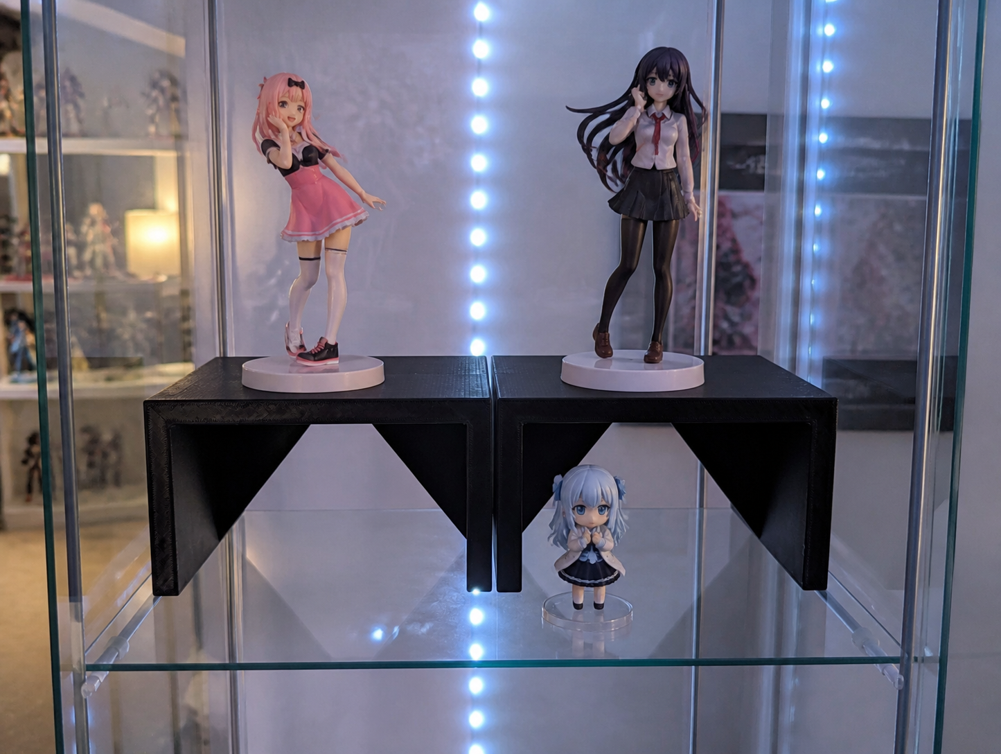 Support élevé pour étagère IKEA KALLAX et DETOLF (lot de 2)