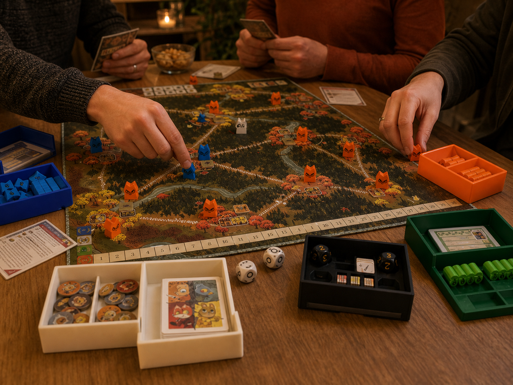 Système Root Board Game – Jeu de société innovant avec pièces modulaires