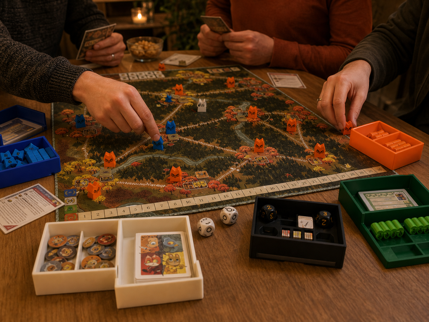 Système Root Board Game – Jeu de société innovant avec pièces modulaires