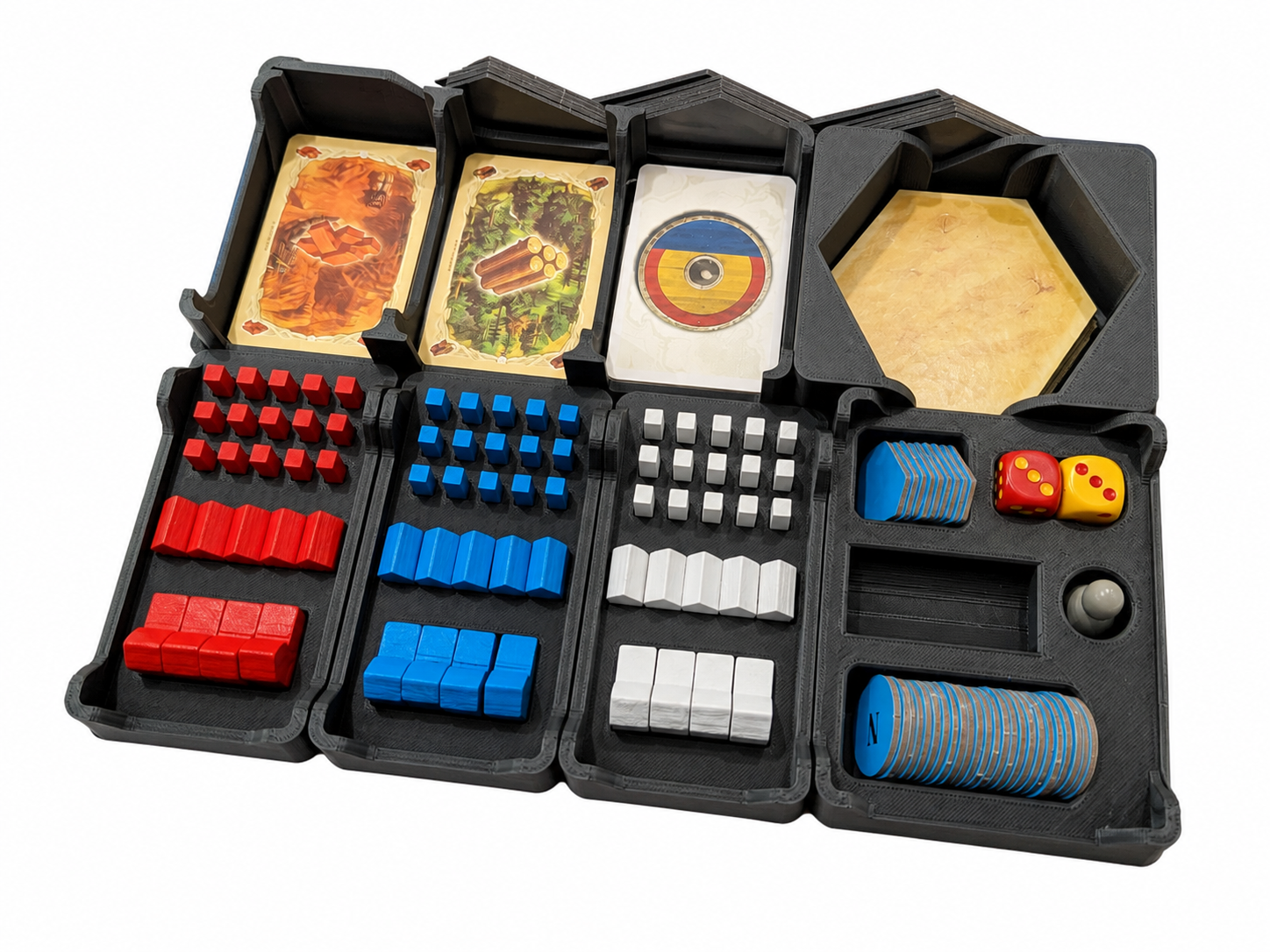 Boîte de rangement Catan Base Game 5-6 joueurs avec inserts