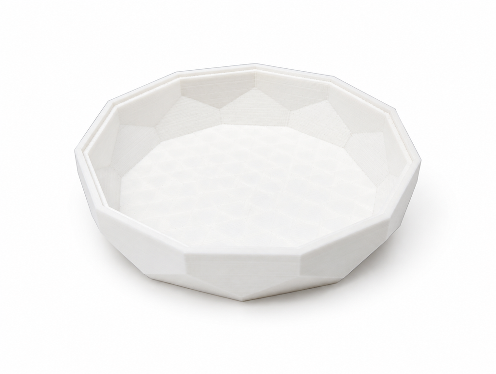 Plateau basique en forme de polygone