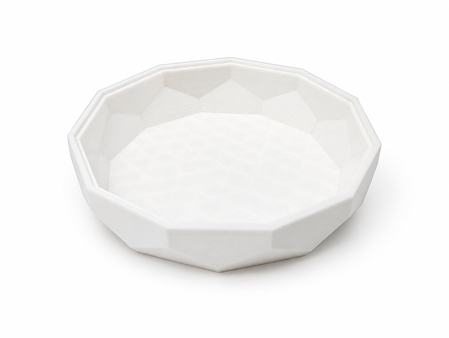 Plateau basique en forme de polygone