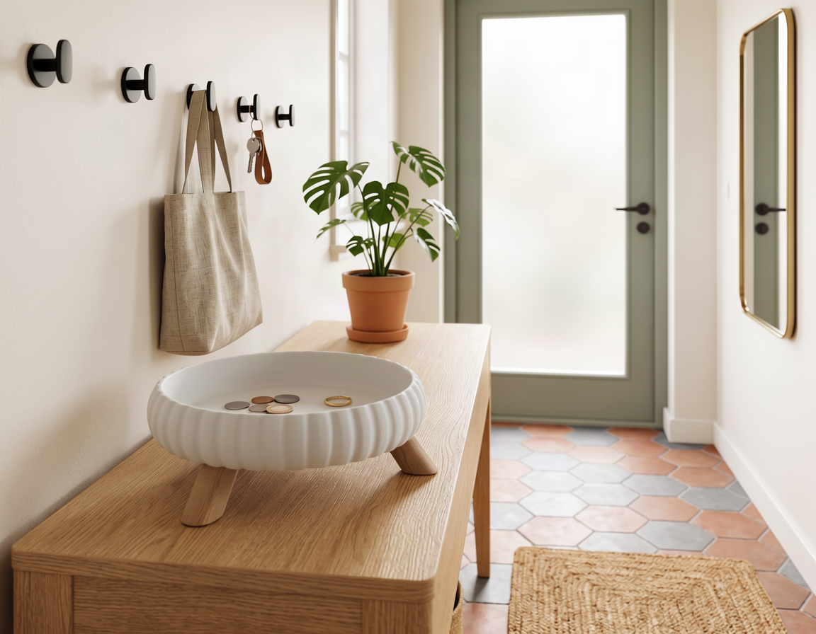 Vide-poche design coupelle de rangement intérieur élégante