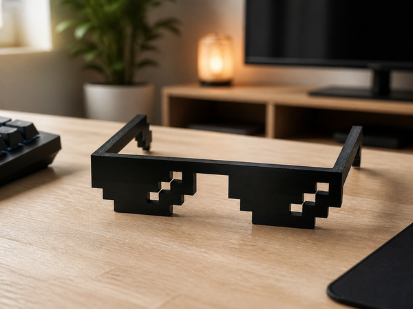 Lunettes de soleil pixel Minecraft