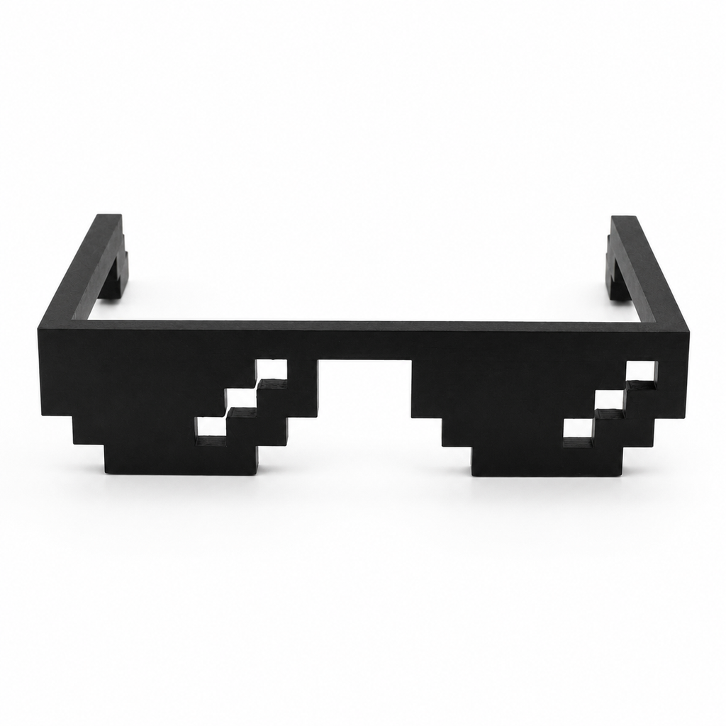 Lunettes de soleil pixel Minecraft