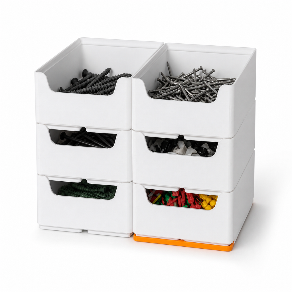 Rangement modulaire gridfinity – pièces et composants