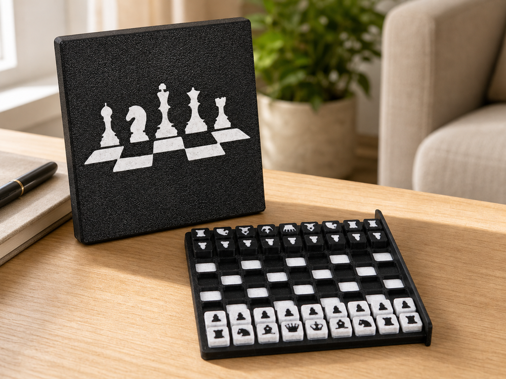 Set d'échecs de voyage micro pour randonnée et camping