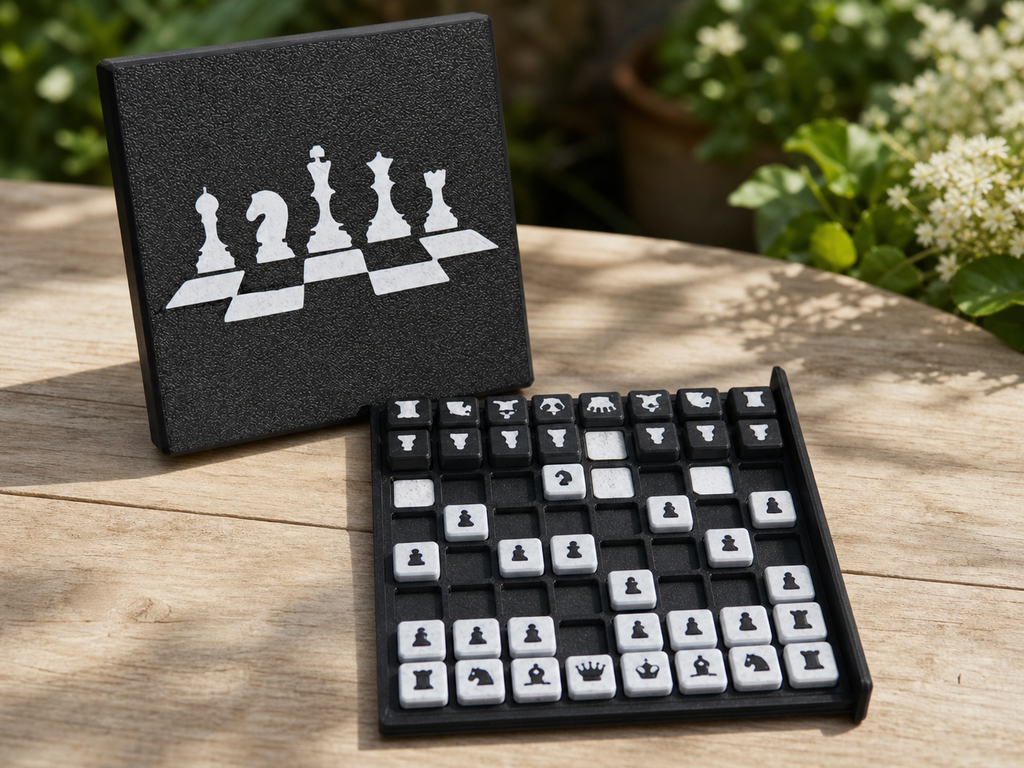 Set d'échecs de voyage micro pour randonnée et camping