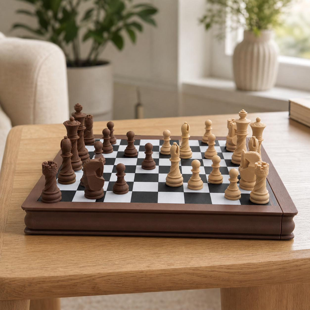 Set d'échecs de voyage pour outdoor, camping, randonnée
