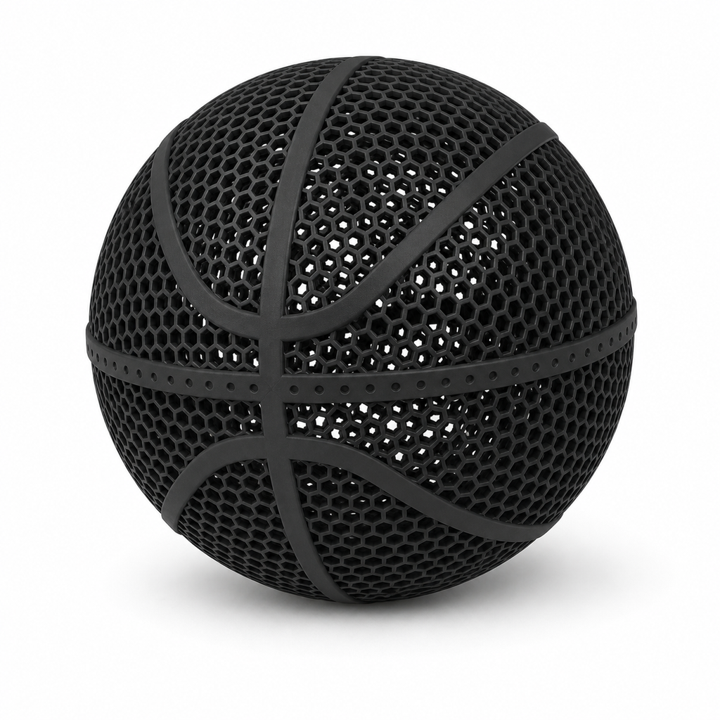 Ballon de basket sphérique sans air pour randonnées et aventures en plein air