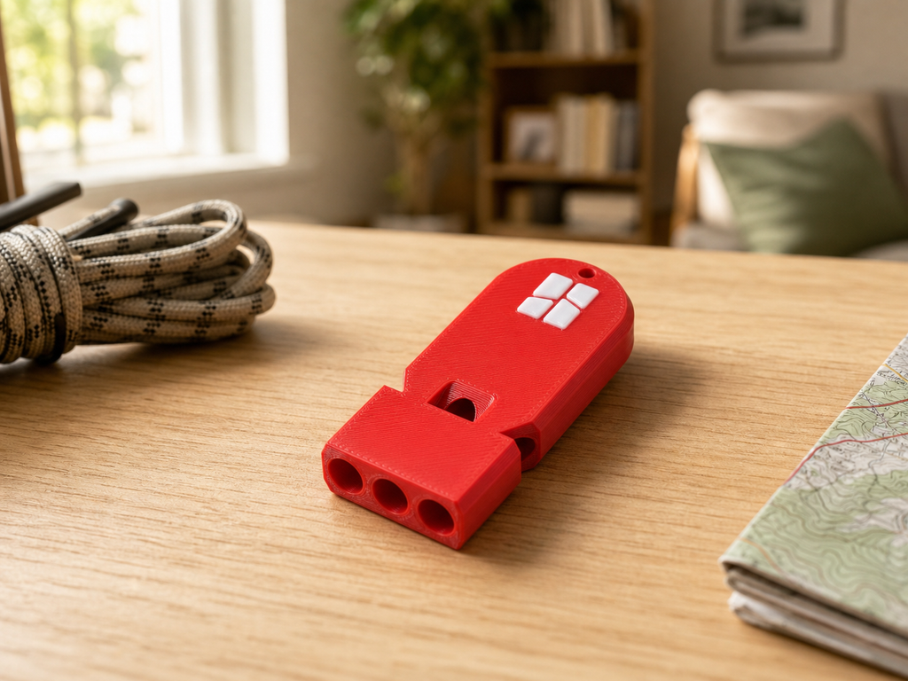 Sifflet de secours 125 dB trois fréquences pour survie et randonnée