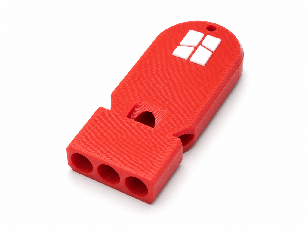 Sifflet de secours 125 dB trois fréquences pour survie et randonnée